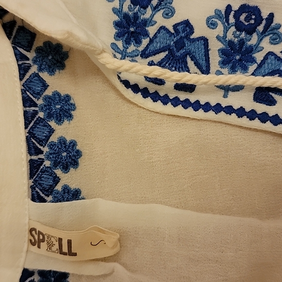 Spell & The Gypsy Santorini Embroidered Tunic Dress - Picture 5 of 8